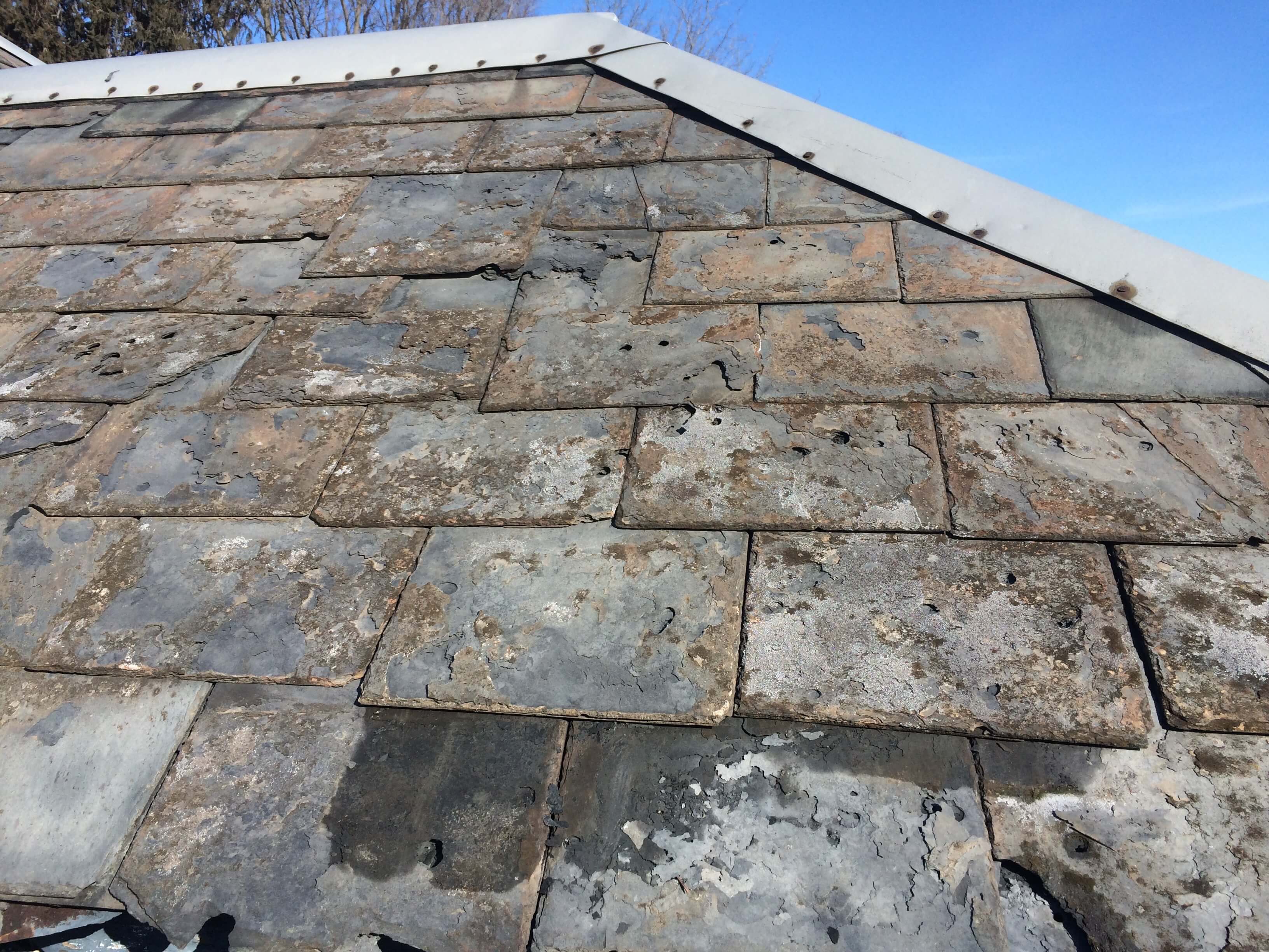 Slate Roof Storm and Hail Damage Repair Hinsdale IL