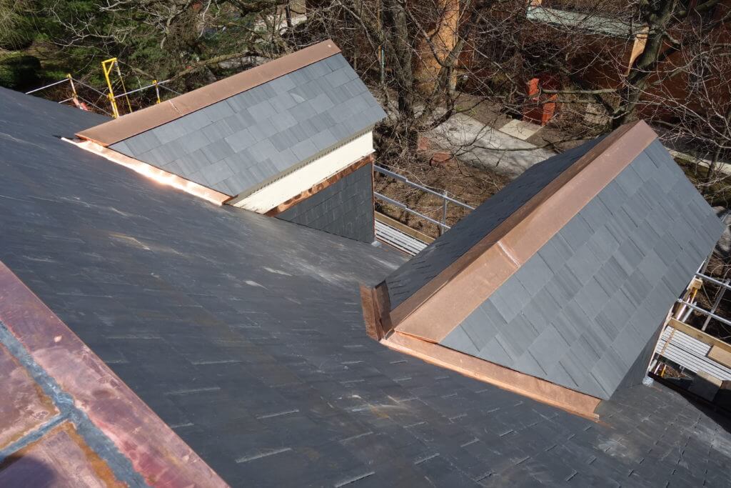 New Roof Dormers with Copper Ridge