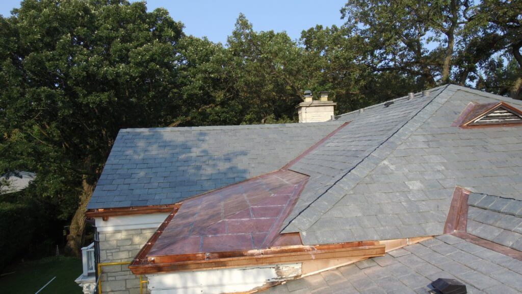 Angle for New Slate Roof