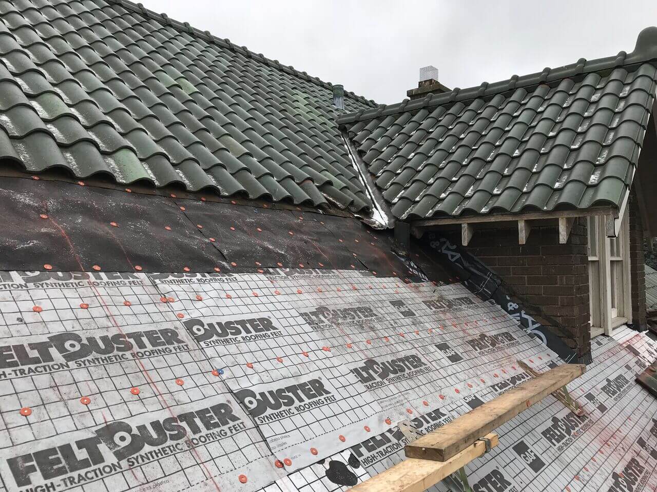 Spanish Tile Roof Repair ensuring replacements lay correctly