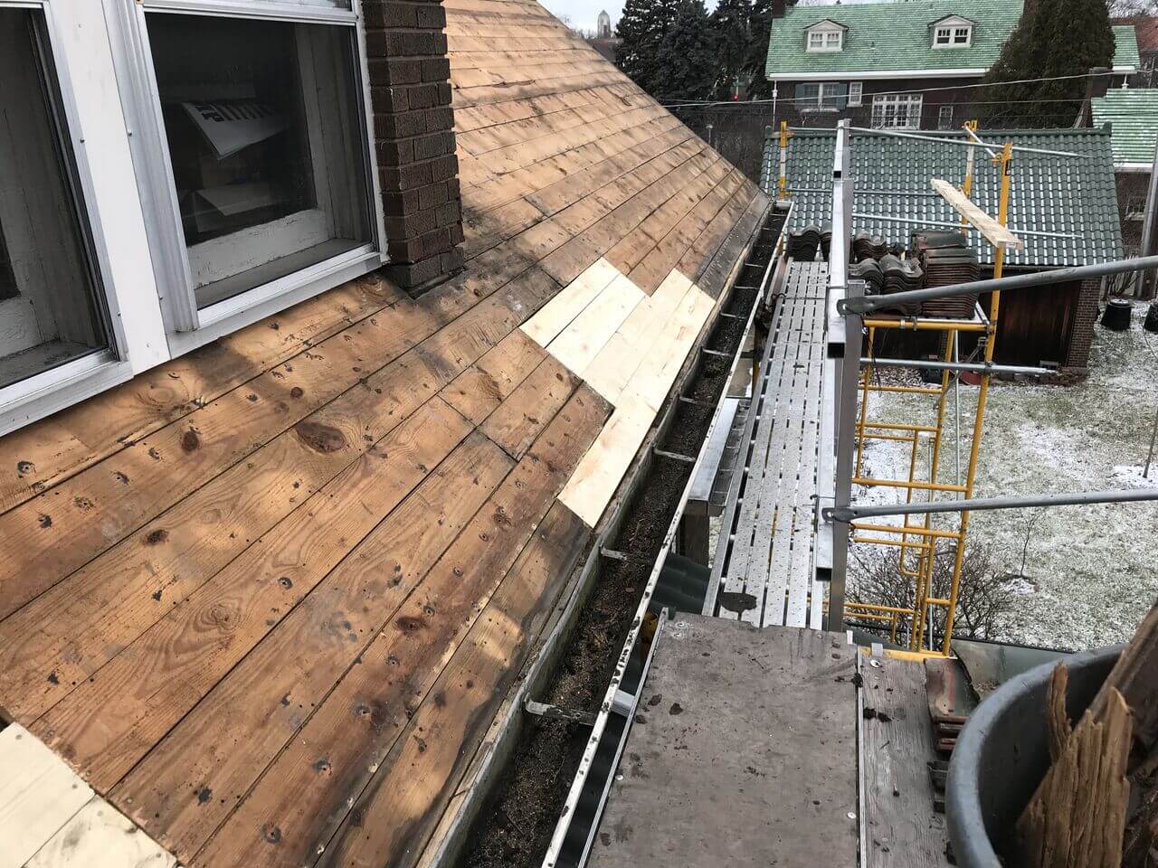 Roof Repair not using plywood