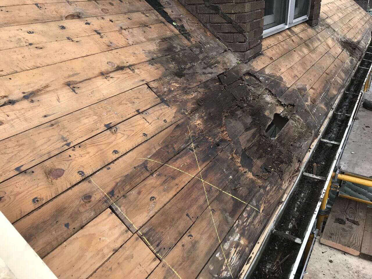 Roof Repair with Rotted Wood expanded view