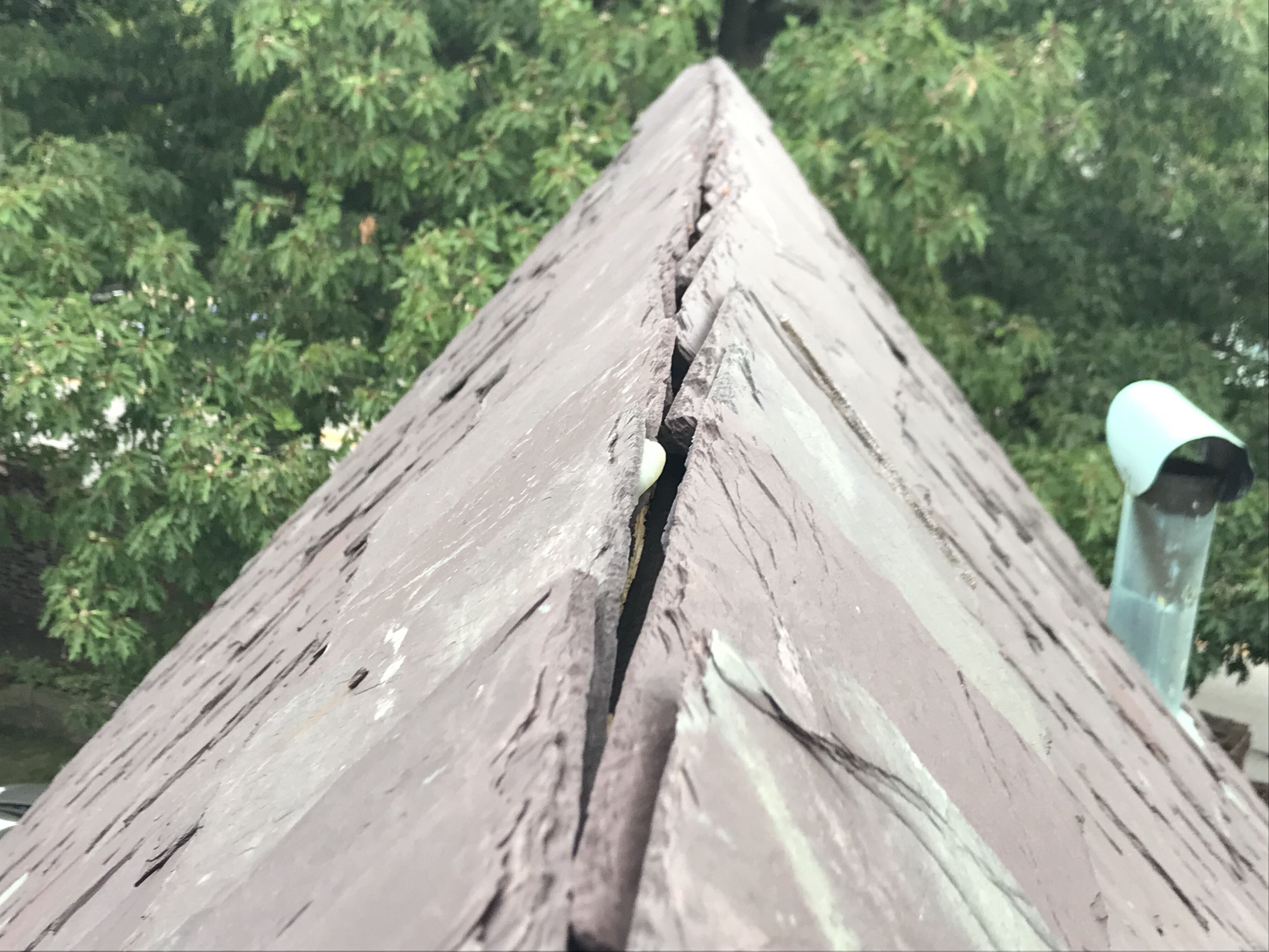 Slate Roof Failing Ridge
