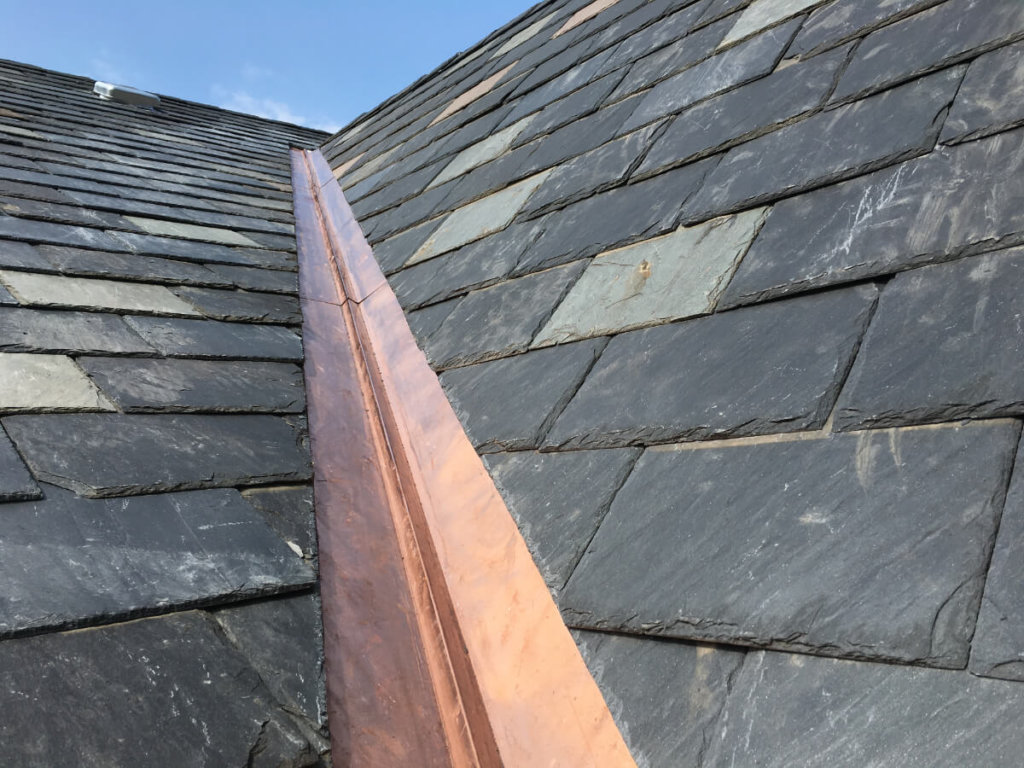 Slate Roof Repair for Valley After