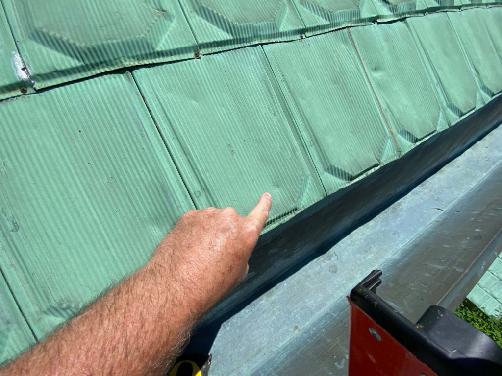 Hail Damage Roof Inspection for Copper