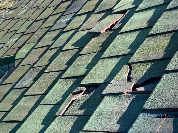 Hail Damage Roof Inspection for Historical Clay Tile
